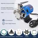 Pump with Hose, 115V 1/10HP 330GPH Power Water Pump Transfer Drain Pump, with Suction Hose Kit