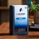 La Colombe Bleu Organic Dark Roast Drip Grind Ground Coffee - Notes of Cocoa, Macadamia & Sweet Cream, 12 Ounce (Pack of 1) (EXP 06/19/26)