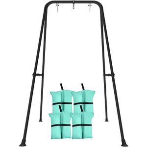Swing Stand for Kids,Baby Swing Frame, Toddler A-Frame Metal Swing Set for Backyard, Outdoor Indoor use, Fits for Most of The Toddlers Swings (Black)