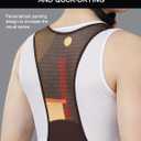 INBIKE Men's Cycling Bib Shorts 3D Padded, Long Riding Pad, Cycling Bibs, Bike Bib Shorts (Large, Coffee)