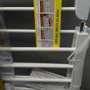Cumbor 29.7-46" Baby Gate for Stairs, Toddler Safety Essentials for The House, Auto Close Dog Gate for Doorways, Mom's Choice Awards Winner-Easy Install Pressure Mounted Pet Gates for Dogs, White