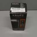 KRUPS Precision Electric Coffee Grinders, 3 oz Capacity, 200W Motor, Stainless Steel Blades for Uniform Grinding of Beans, Herb and Nuts, Coffee and Spice Grinder Electric, (Black)