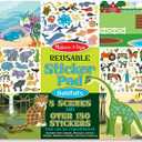 Melissa & Doug Reusable Sticker Pads Set - Habitats, Vehicles, and Adventures