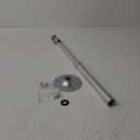 B120 Universal Projector Ceiling Mount Bracket 26.4IN-47.2IN Adjustable Extension Up to 44 lbs(Silver)