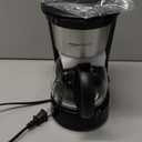 Amazon Basics Coffee Makers, 5-Cup Coffee Machines with Reusable Filter, Coffee Pots, Black & Stainless Steel
