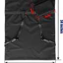 Extra Large Laundry Bag Rucksacks [26x34] Sturdy rip and tear resistant polyester material with drawstring closure. Ideal machine washable laundry bags for college, dorm and apartment