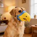 Dog Muzzle for Medium-Sized Dogs, Bite Proof & Anti Licking - Soft TPR Safety Muzzle with Adjustable Hawk-Beak Design for Walking, Grooming, Vet Visits, Gentle and Breathable
