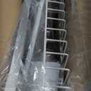 GAXmi Dish Drying Rack Over The Sink Drainer with Drainboard Utensil Holder, 1-Tier White