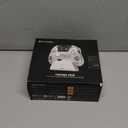 ManbaOne Interactive Screen Wireless Gaming Controller for PC/Switch/Switch 2/iOS/Android,Hall Effect Stick & Trigger,RGB Lighting,Remappable Buttons,1800mAh with Charging Dock (White)