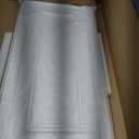 Art3d Drop Ceiling Tiles, 24x48in. White (Pack of 12), Polyvinyl Chloride (PVC), Glue Down