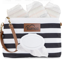 Bumco Diaper Clutch - Portable Wipes Dispenser & Baby Travel Essential, Airtight Baby Wipes Dispenser, Refillable Wipes Container, Travel Baby Essentials, Baby Wipe Dispenser, Diaper Bag Purse