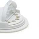 Jarware Spice Lids for Regular Mouth Mason Jars, Set of 2, Black and White