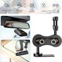 SDSACZMU Radar Detector Mount, Rearview Mirror Rod Radar Mounting Base, Suitable for Uniden Radar Models