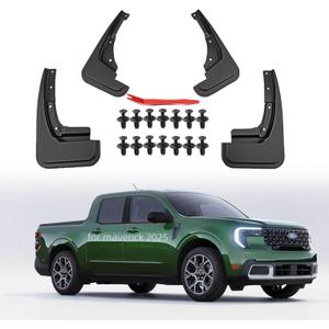 Mud Flaps Kit for Ford Maverick 2025 2024 2023 2022 Accessories Mud Splash Guard Mud Flap Front and Rear 4pcs