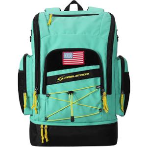 Maelstrom Swim Backpack 35L - Waterproof with Separate Shoe & Wet Compartment for Gym and Sports (Aqua Blue)