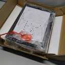 YINMIT Vinyl Record Storage, Large LP Vinyl Record Storage Crate, Metal & Wooden Record Holder, Cube Record Organizer Box, Holds up to 80+ Records