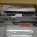 95kPa Vacuum Sealer Machine, Fully Automatic Food Sealer, Touch Display, 10-in-1 Functions & Powerful Sealing System with Double Heat Seal, Easy-Lock Handle, Built-in Cutter(Black Silver)