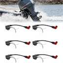 6pcs Heavy Duty Ignition Coils for Yamaha Outboard 100HP 115HP 130HP 140HP 150HP 175HP 200HP 225HP 2 stroke Replace OE 6R3-85570-01-00 6R3-85570-00-00