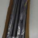 Closet Rod - 17-100 Inches, 1.3 Inch Diameter Heavy Duty Closet Rods Extender Hanging - Metal Matte Black Adjustable Clothes Hanging Bar, for Closet, Bathroom, Windows