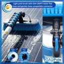 IGADPole 24 FT Washing Kit: Water-fed Brush with Soap Dispenser, Cobweb Dusters, with 6-Stage Telescoping Pole 5-24ft Pole/Window and Dusting Cleaning Kit