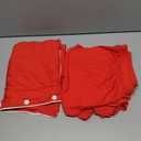 YOZLY Couple Matching Pajamas Set Satin Button Down Silky Sleepwear Long Sleeve Loungewear 2 Pcs Pj Set S-2XL with Pockets (Large, Red)