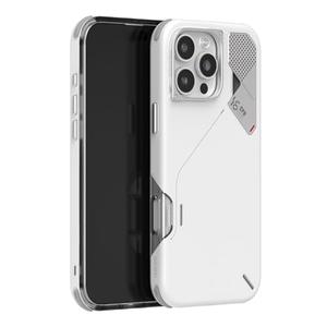 Aulumu A16 Shockproof Case for iPhone 16 Pro Max | Updated Camera Control | Real Cooling | Aluminum Alloy Camera Frame | Multi-Layer Composite Protection - White