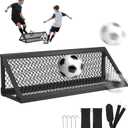Soccer Rebounder Board, 2-in-1 Soccer Wall with 2 Rebound Angles, Soccer Training Equipment for for Team & Solo Passing Practice Bounce Back Training