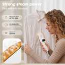 Droyek Portable Travel Steamer for Clothes, 1200W Powerful 2 In 1 Steamer & Iron,10s Fast Heat,4 Modes with LED Display, 150ml Water Tank Powerful Wrinkle Remover for Home,Office, Travel