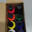 Nicpro 8 Colors Permanent Fabric Paint (4 oz, 120 ml) Soft Fabric Paint for Clothes, Non-Toxic Textile Paint for Fabric DIY Crafts, T-shirts, Shoes Jeans Bags Canvas for Adult with Color Wheel