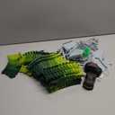 Dinosaur Toys,Create A Dinosaur World Road Race,Flexible Track Playset and 2 pcs Cool Dinosaur car for 3 4 5 6 Year & Up Old boy Girls Best Gift (Green)