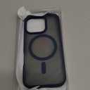 TORRAS for iPhone 16 Pro Case Translucent Matte Blue | Compatible with MagSafe, Military Grade Drop Protection, Stronger Magnetic, Shockproof Airbag, Color Button, Slim Anti-Scratch