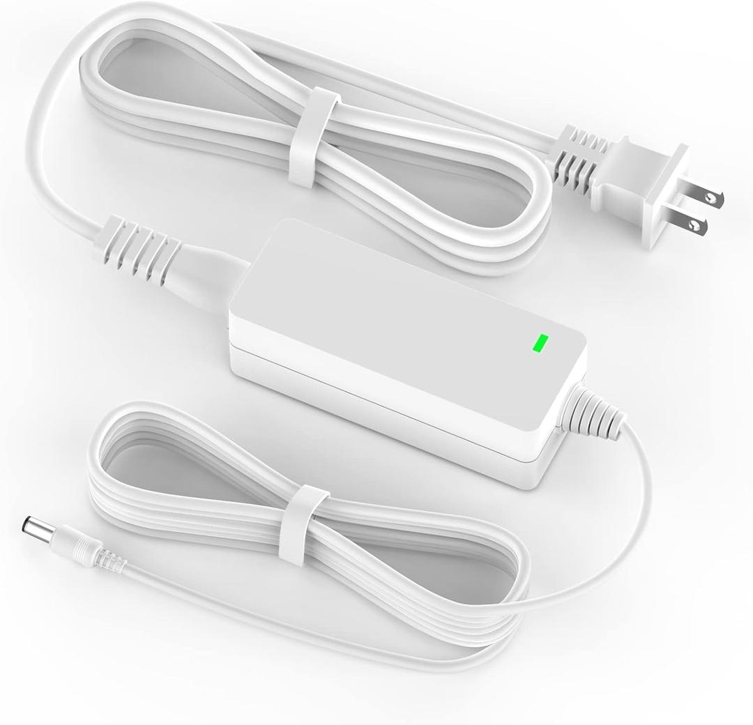 Power Cord for Cricut Explore air 2, Expression 2, Maker, Explore Air, Explore One Create Cake Mini Original Replacement for Cricut Maker KSAH1800250T1M2 Cutting 18V Charger Power Supply (White)