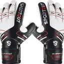 Sportout Youth&Adult Goalie Goalkeeper Gloves,Strong Grip for The Toughest Saves, with Finger Protect & 4+3MM Latex to Give Splendid Protection to Prevent Injuries,4 Colors