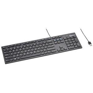 Amazon Basics Wired QWERTY Keyboard, Full-Sized, Black Logitech K250 Brand