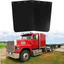 Mud Flaps for Semi Truck 24x36Polymer Truck Mud FlapsHeavy Duty Semi Mud Flapfor Semi Truck TrailerAnti-SplashWeather Resistant, Easy InstallationPair