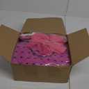 HyDren 147 Pcs Pink Girls Party Favors Hot Pink Princess Birthday Party Supplies Include Bag Crown Headband Comb Keychain Round Mirror Hairpin Card Sticker Hair Clip Bandaged Silk for Girls Guests