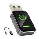 Mini Wireless CarPlay Adapter for Apple iPhone iOS 10+,No Delay & Fast, Plug & Play, Multi-User Seamless Connection for Convert Wired to Wireless Carplay Dongle for 2016+ Cars, USB-A/Type-C Port