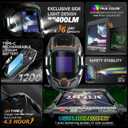 ANDELI Auto Darkening Welding Helmet with Light,with Internal Display