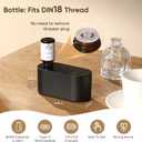 Waterless Diffuser for Home Essential Oil Diffuser, Aromatherapy Diffuser, Portable Scent Diffusers, 3 Mist Modes, Cycle Start for Bedroom, Office Studio 350-700 sq. ft Black