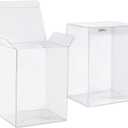 50 Pack Cases for Funko, 0.38mm Crystal Clear Case, Heavy-Duty Display Case with Protective Film and Locking Label, Strong Thick Plastic Protectors
