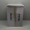 Herdio 8" Outdoor Rock Bluetooth Speakers Wired IPX7 Waterproof 600 Watt Resin Material All Weather for Deck Pool Backyard Patio Garden BBQ (1 Pair Black)