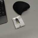 Full-Size Ergonomic Keyboard and Mouse, 2.4GHz Wireless Keyboard and vertical Mouse with Tablet Phone Holder, Wrist Rest for Computer Mac PC Laptop Chromebook, Black