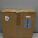 Crystal Chandelier 19.7 Inch LED Crystal Ceiling Light 5 Tier Modern Flush Mount Chandeliers for Living Room Dining Room Bedroom(Round,Chrome,6500K)