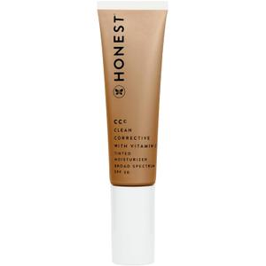 Honest Beauty CCC Clean Corrective with Vitamin C Tinted Moisturizer | Mineral SPF 30 | Vegan + Cruelty Free | Oro Medium, 1 fl oz
