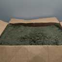 Fluffy Rug for Bedroom Living Room, 6x9 Olive Green Area Rugs, Faux Fur Shag Modern Carpet Ultra Soft Girls Boys Room Home Decor, Solid