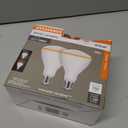 Sylvania 9W LED Night Light, BR30, Dimmable Two Function, 2000K / 2700K, Soft White, Frosted Finish - 42502 (2 Pack)