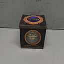 Windproof Ashtray with Lids Metal Portable Cigarette Ashtray for Outdoors and Indoors Use, Hand Stamped Pattern Nice Gift for Men and Women (Navy Blue)