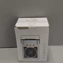 Battery Powered Air Conditioner 6000mAh,Rechargeable Small Air Conditioner for Room,Personal Air Cooler with Mist,Timer,Light,Portable Mini AC Unit Cooling Fan for Camping,Tent,Car,Desktop,Bedroom