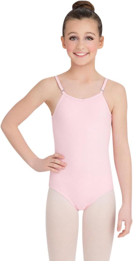 Capezio Women's Camisole Leotard With Adjustable Straps (Pink), Small