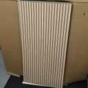 4-Piece Wood Slat Wall Panel for Interior Wall Decor Noise Cancelling 47.2" x 23.6" Peel and Stick Acoustic Decorative 3D Sound Absorbing Wall Paneling, Natural Oak